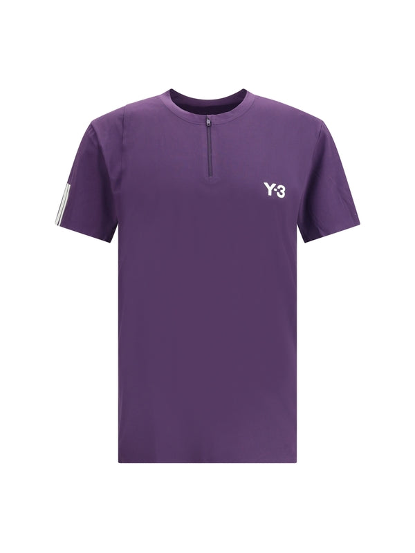 Y-3 Purple Half Sleeve