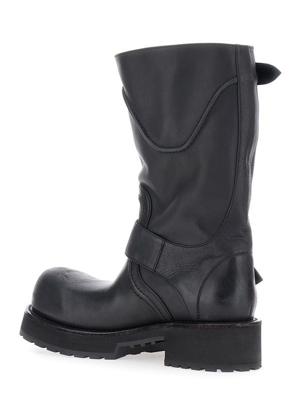 Balenciaga Venom Black Middle Boots