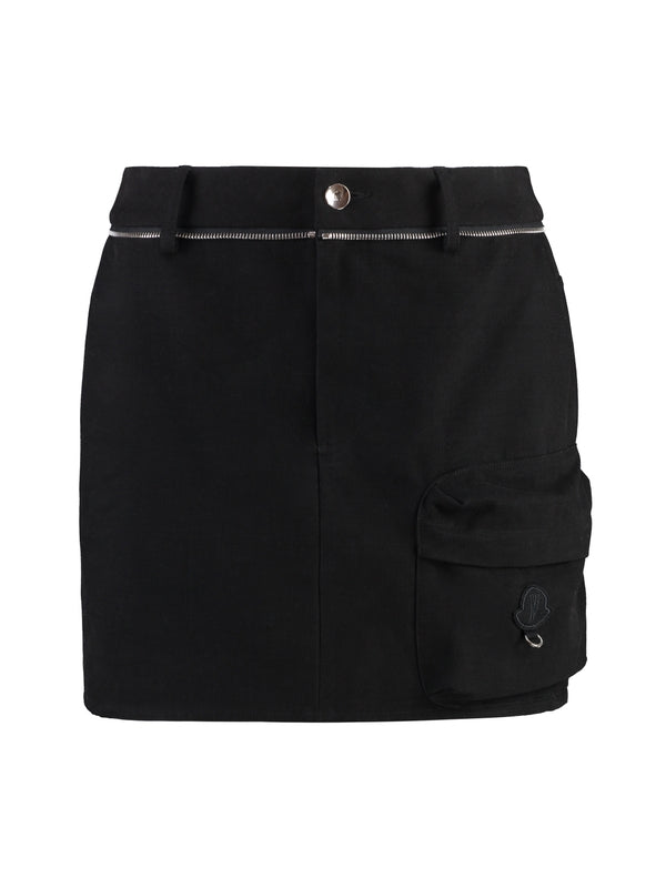 Willow Smith Logo Patch Mini Skirt