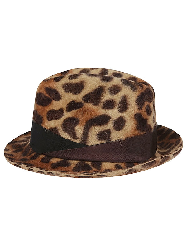 Leopard
  Pattern Fedora Hat