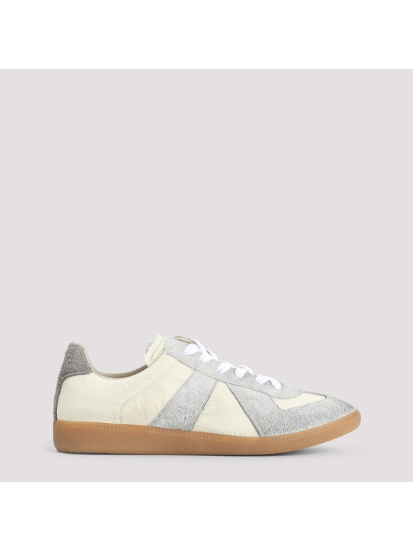 Replica Leather Low-Top Sneakers