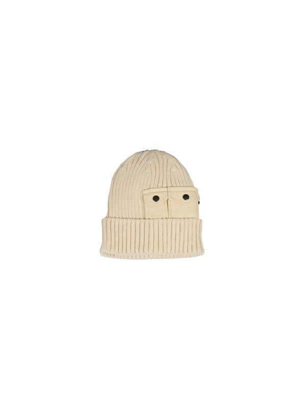 Alpha Industries Beige Beanies