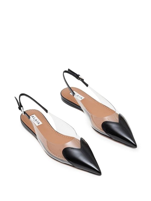 Coeur
  Slingback Flat Shoes