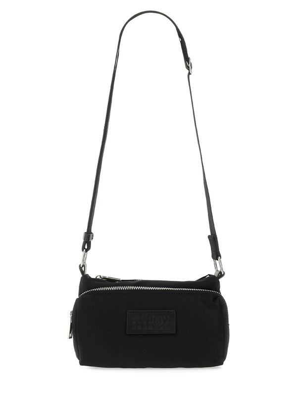 Number Logo Nylon Crossbody Bag