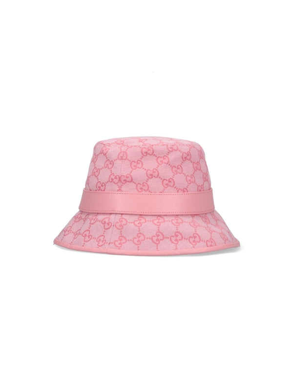 Gg Pattern Belt Bucket Hat - Jente