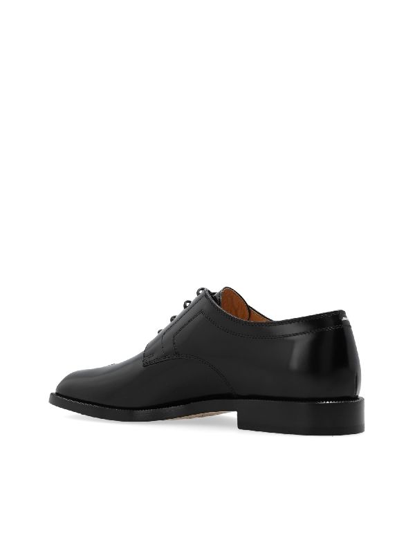 Tabi Patent Leather Lace-Up
  Shoes