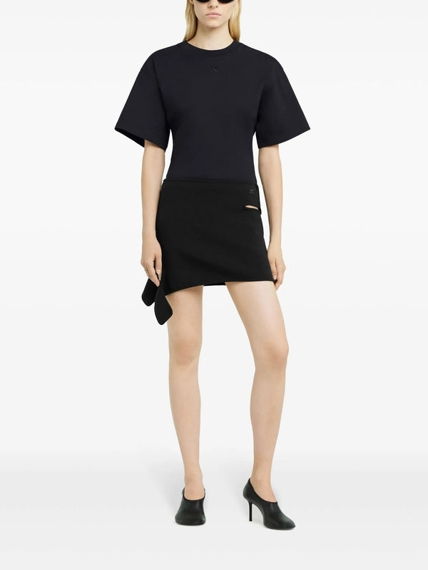 Courrèges Black Half Sleeve