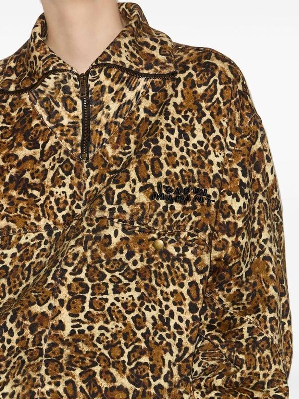 Wilda Leopard Printing
  Sweatshirt