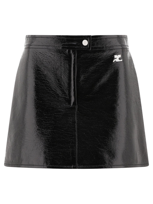 Logo Patch Reedition Vinyl Skirt