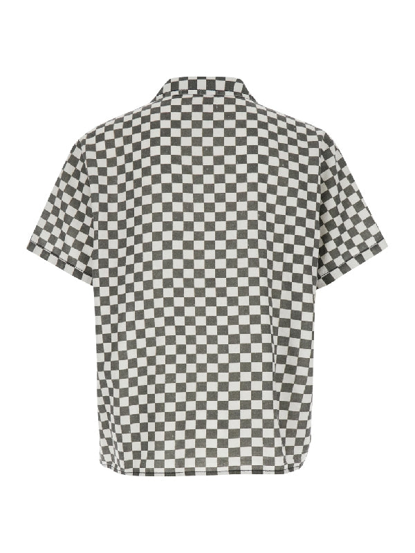 Check Printed Short Sleeve Shirt