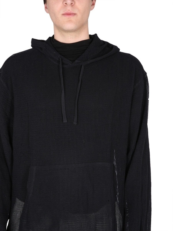 Mesh Cotton Hoodie