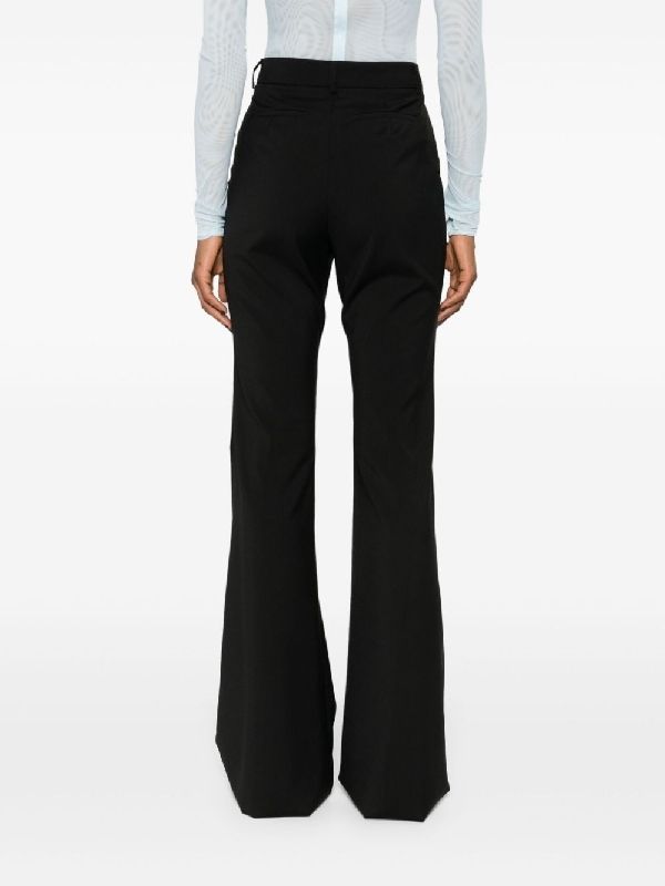 Wool Flared Pants