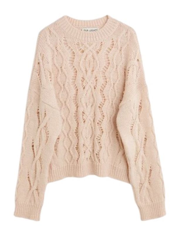 Openwork Wool Sweater