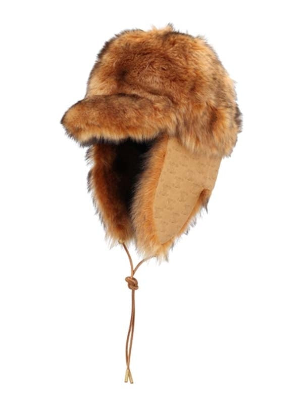 Triomphe Shearling Ball Cap