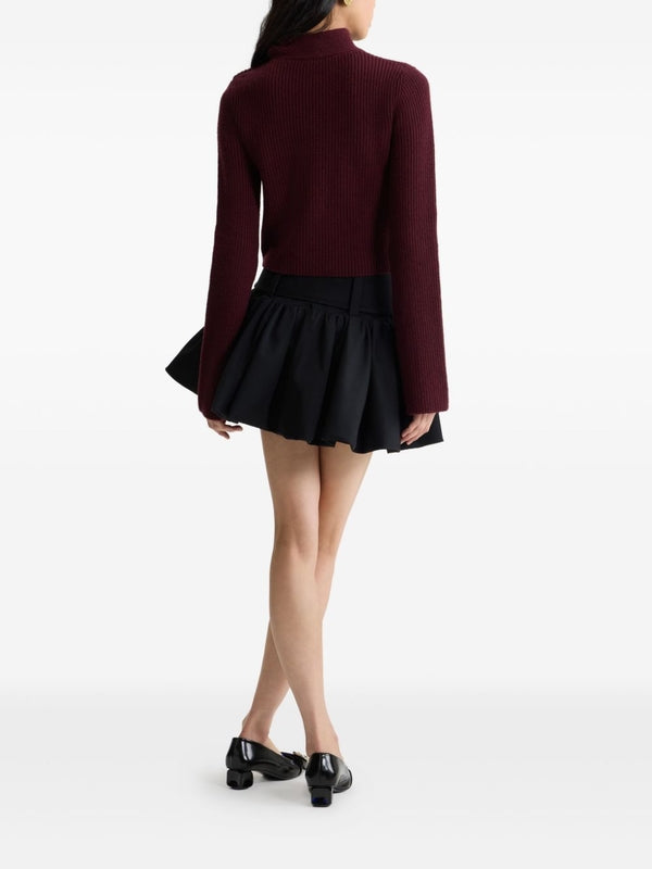 Patou Burgundy Knitted