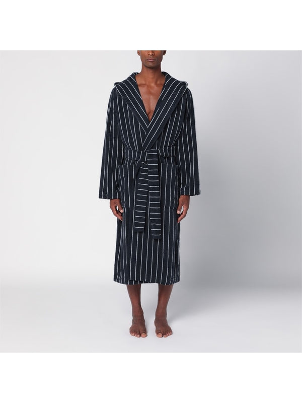 Striped Terry Bath Robe