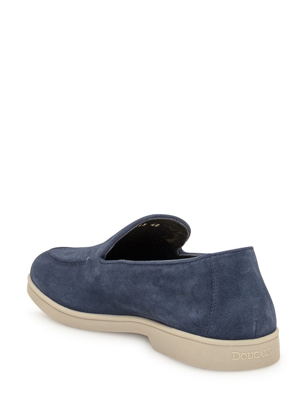 Blue Suede Loafers