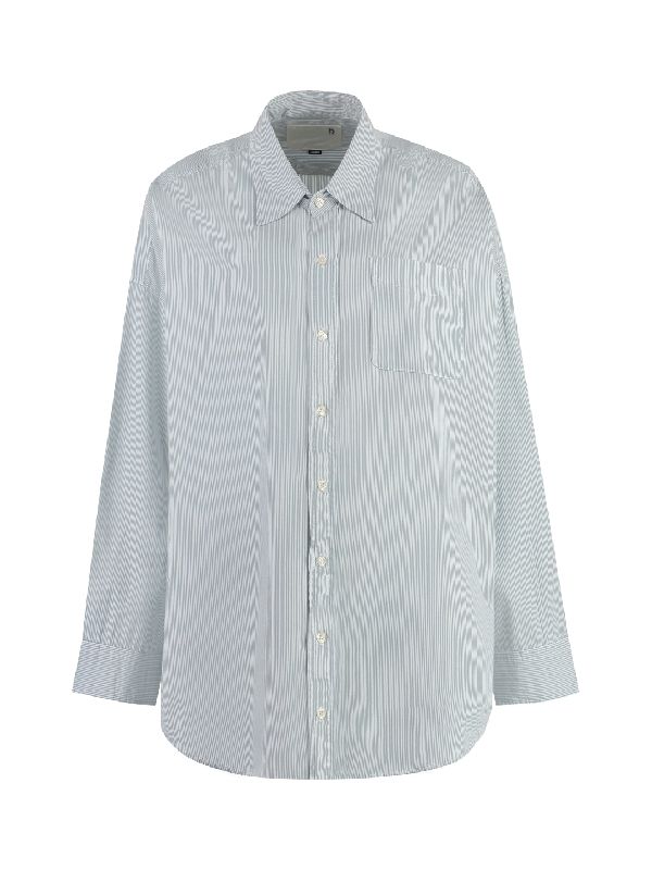 Pinstripe Cotton Shirt