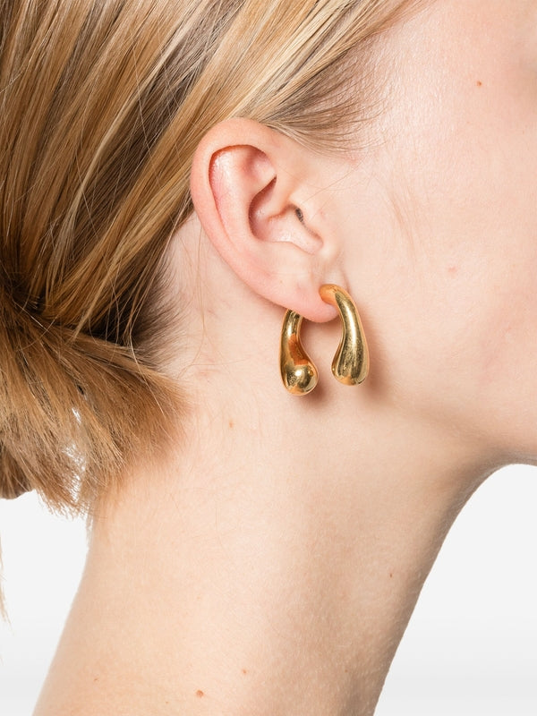 P Helix Gold Tone
  Earrings
