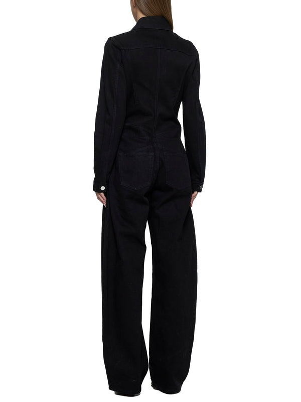 Black Cotton Jumpsuit