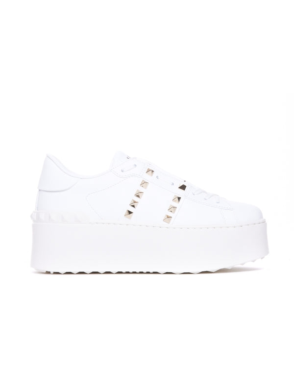 Valentino White Low Top Sneakers