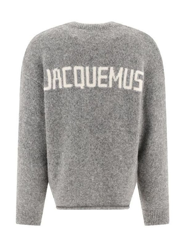 背面徽标提花针织