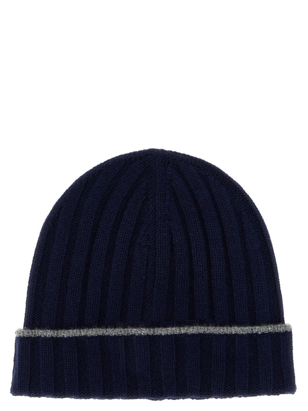 Brunello Cucinelli Navy Beanie