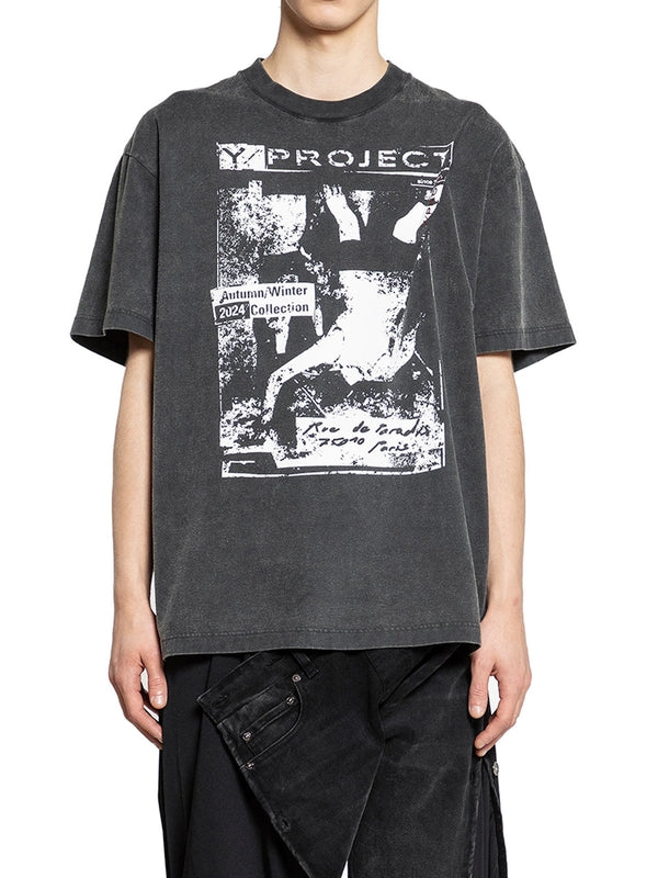 ロックバンドロゴプリントTシャツ