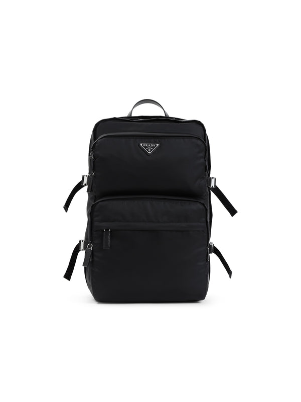 Triangle Logo Nylon Backpack