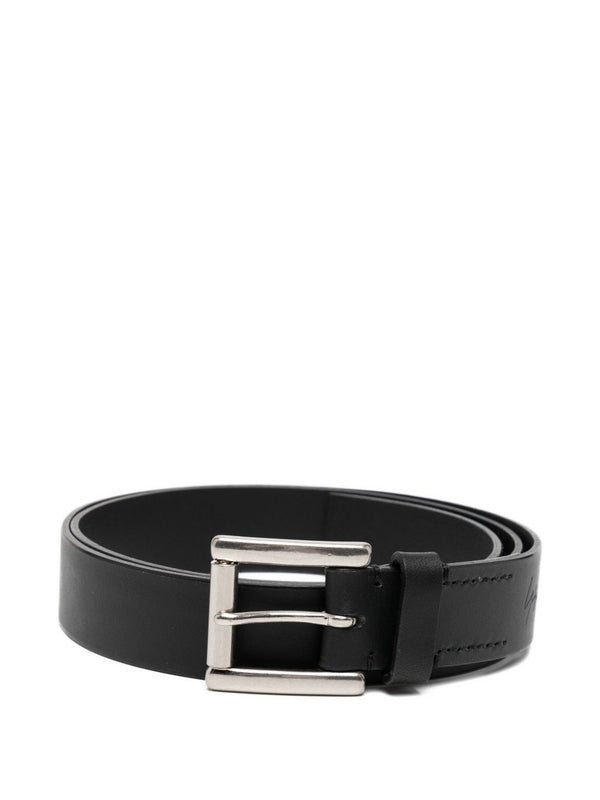 Yohji Yamamoto Black Leather Belts