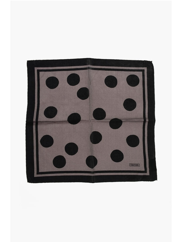 Tom Ford Grey Silk Mufflers