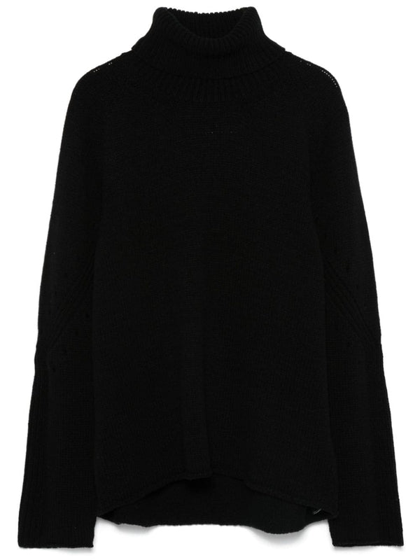 Black High-neck Knit