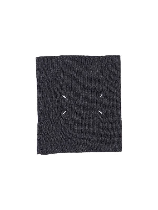 Stitch Detail Wool Neck Warmer