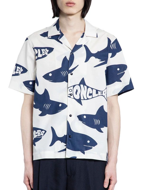 SHARK Printing Cotton Shirt