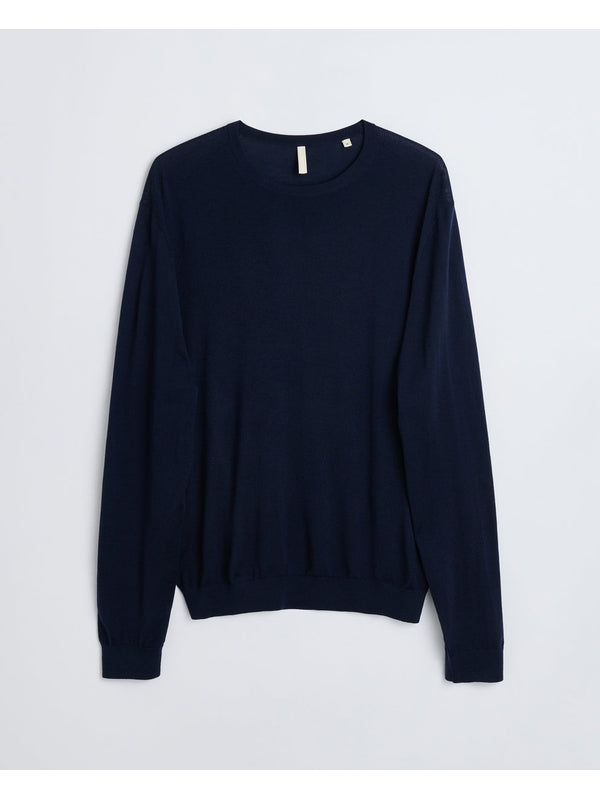 Sunflower Navy Knitted