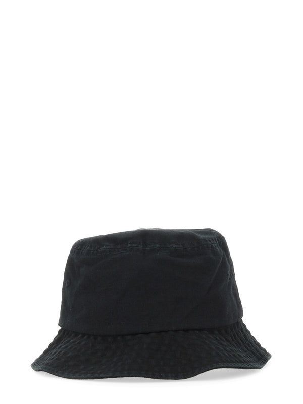 Logo Embroidered Cotton Bucket Hat