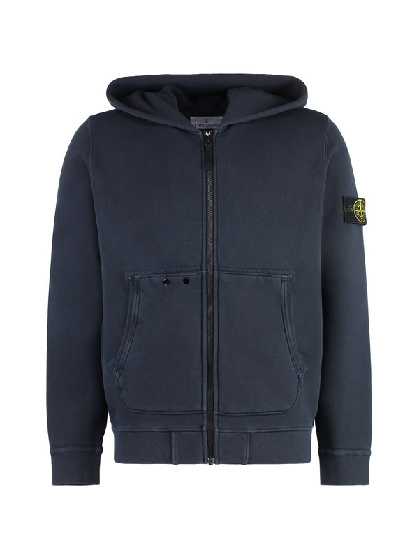 Wappen Patch Cotton Hoodie Zip-up