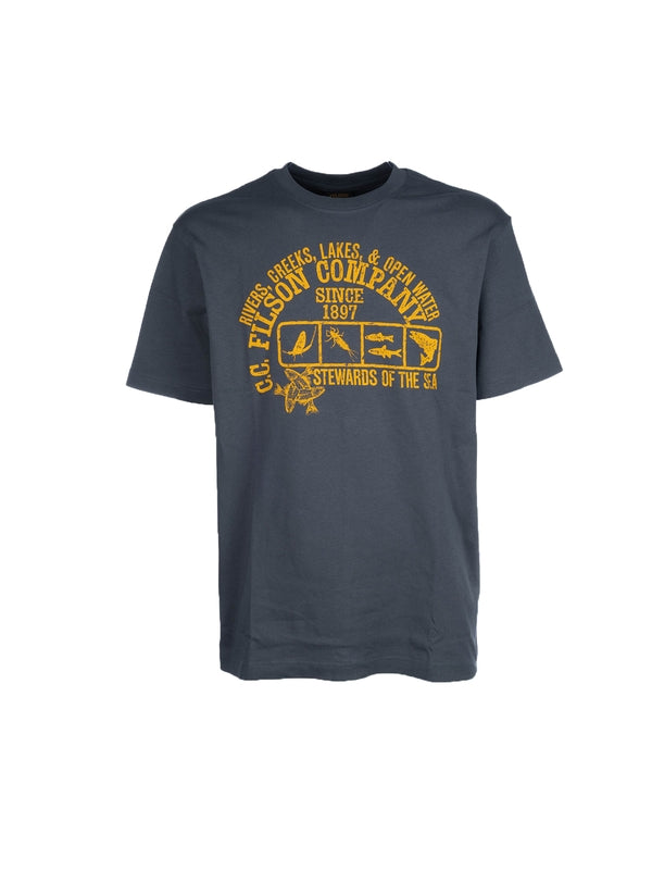 Filson Navy Short Sleeve T-Shirt