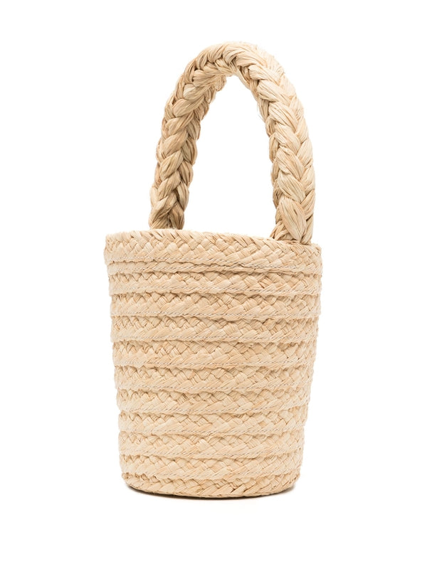 Gg Raffia Bucket Bag