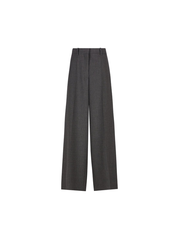 Wide Wool Pants