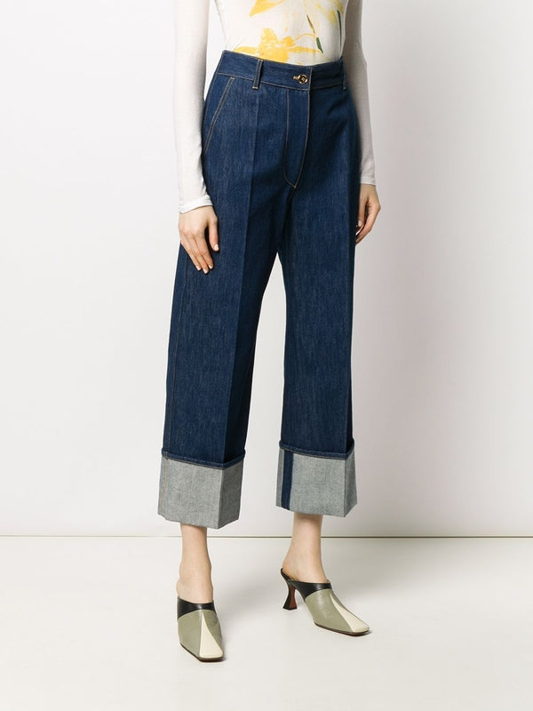 Patou Blue Denim Pants