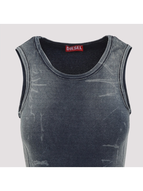 T-go Vintage Washing Cotton Sleeveless Top