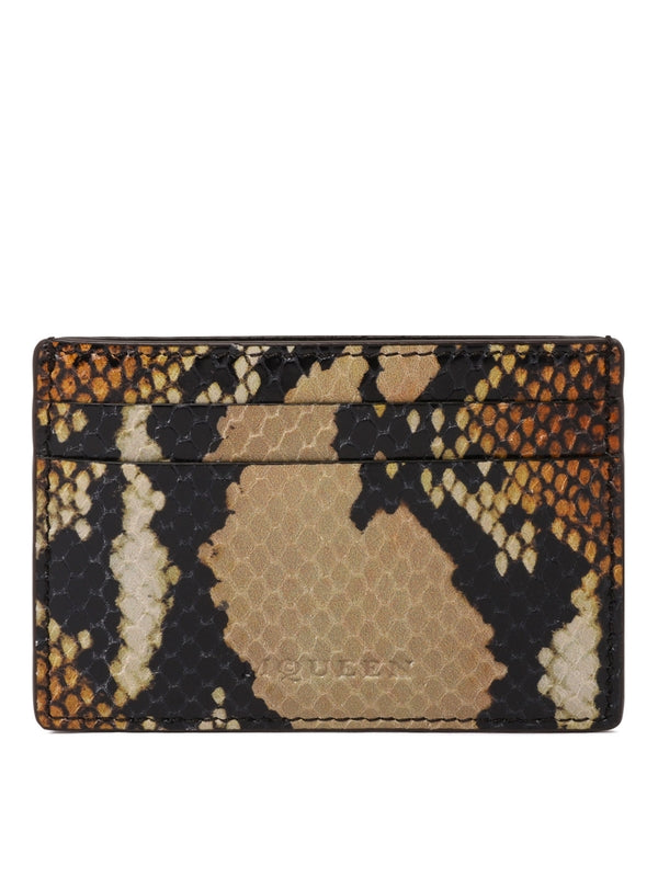 Alexander Mcqueen Beige Card Holders