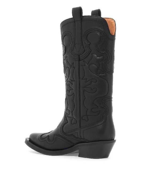 Western Leather Boots - Jente