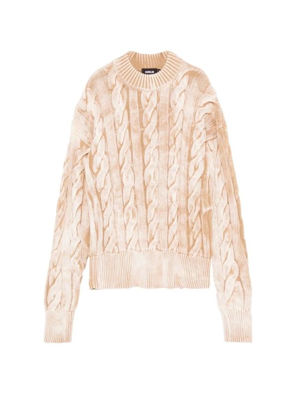 Drop Shoulder Cable Knit