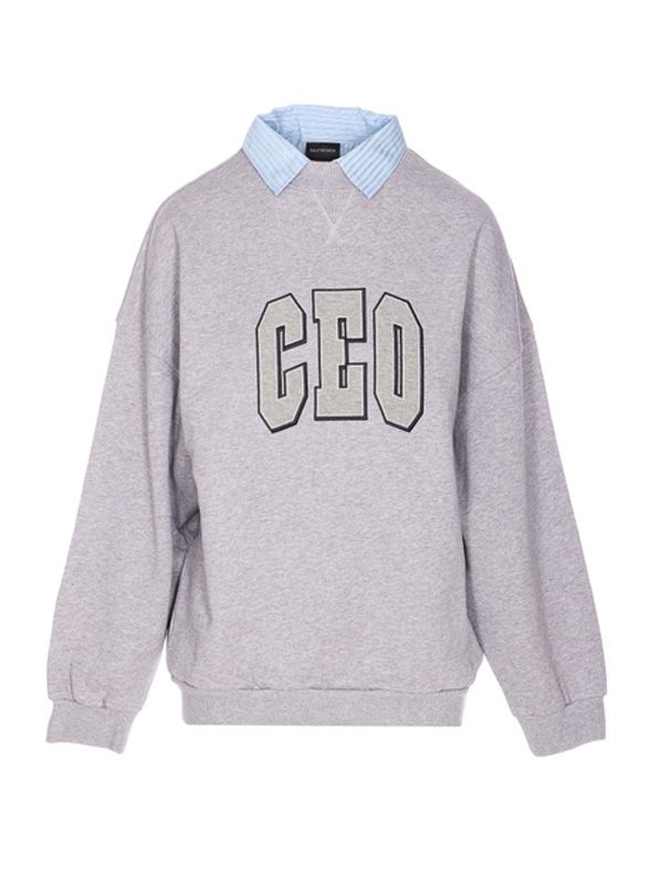 Balenciaga Grey Sweatshirts