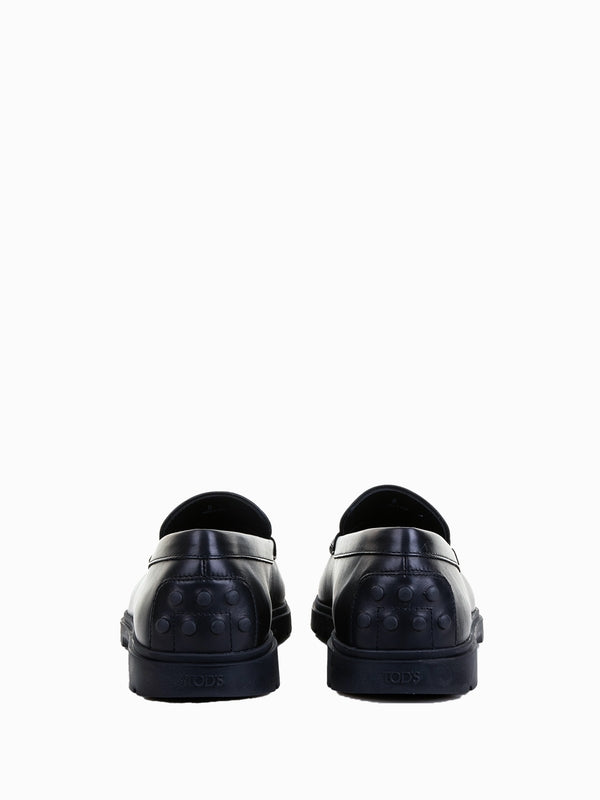 Black Leather Loafers