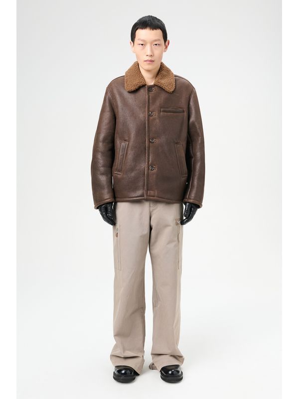 Alaska Shearling Leather Jacket - Jente