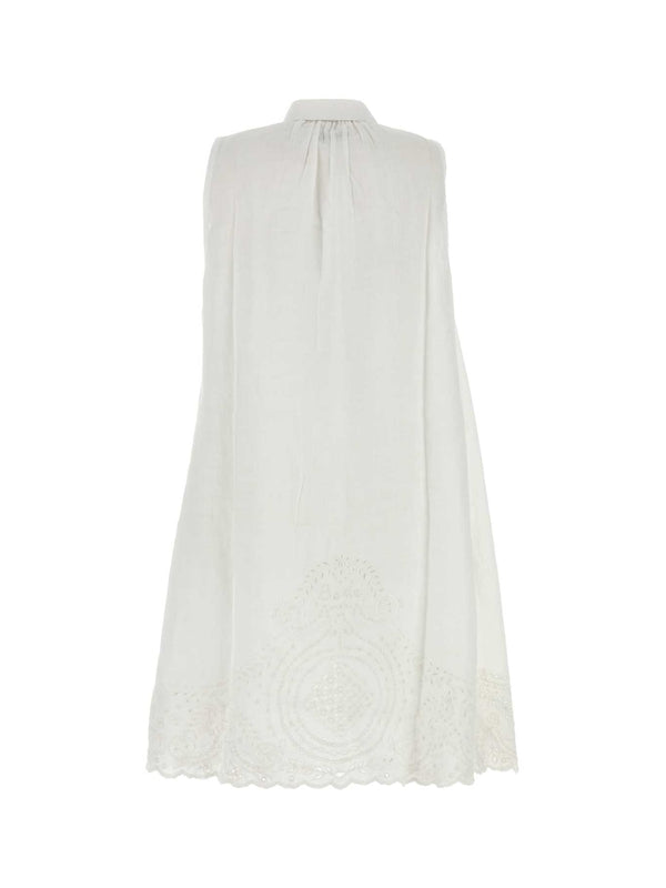 Bode White Mini Dress