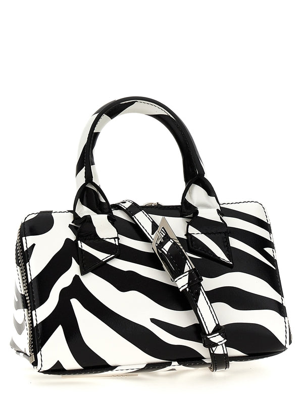 Zebra Pattern
  Leather Mini Tote Bag